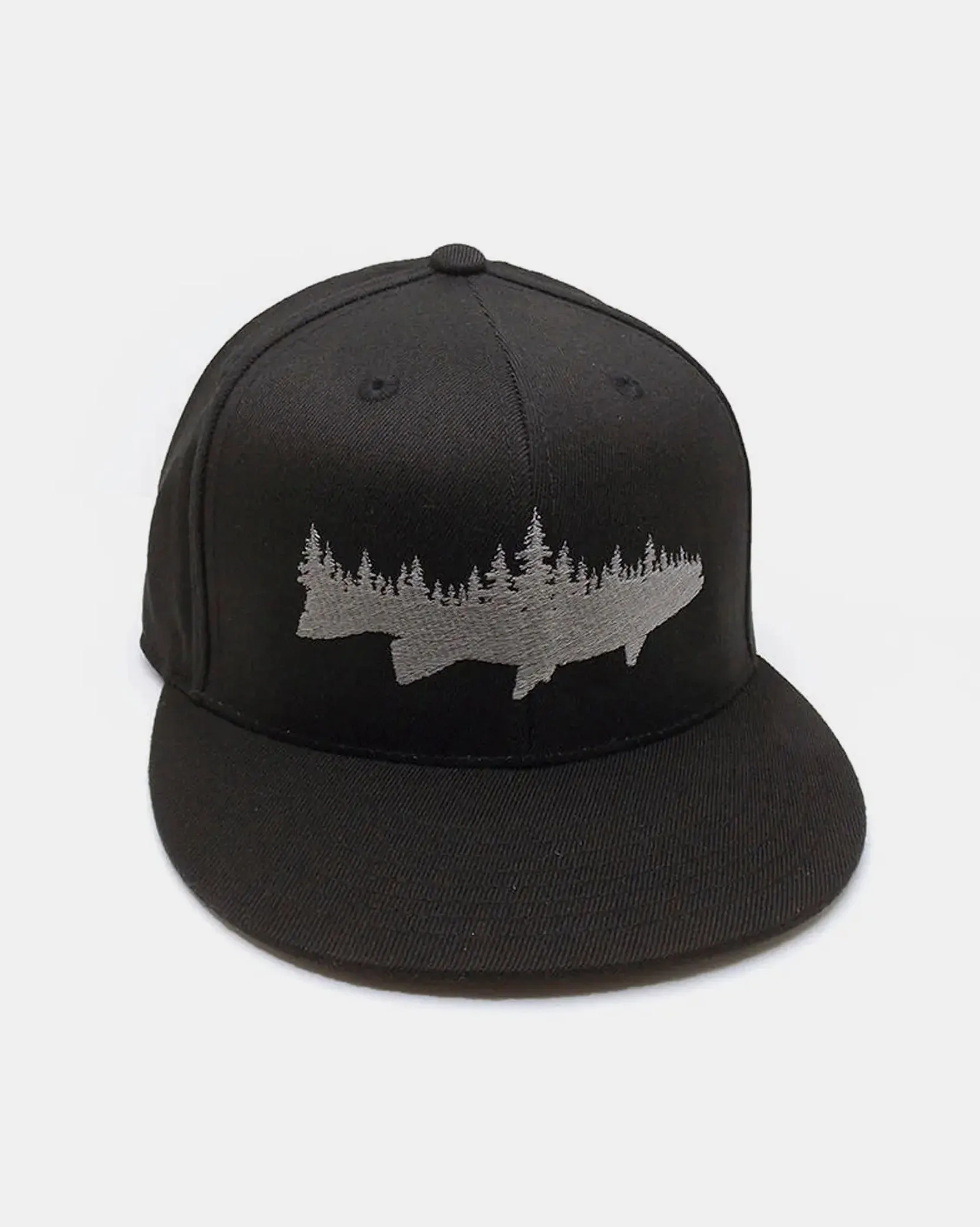 Fish & Forest Hat - Black