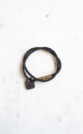 Flint Braid Bracelet Black