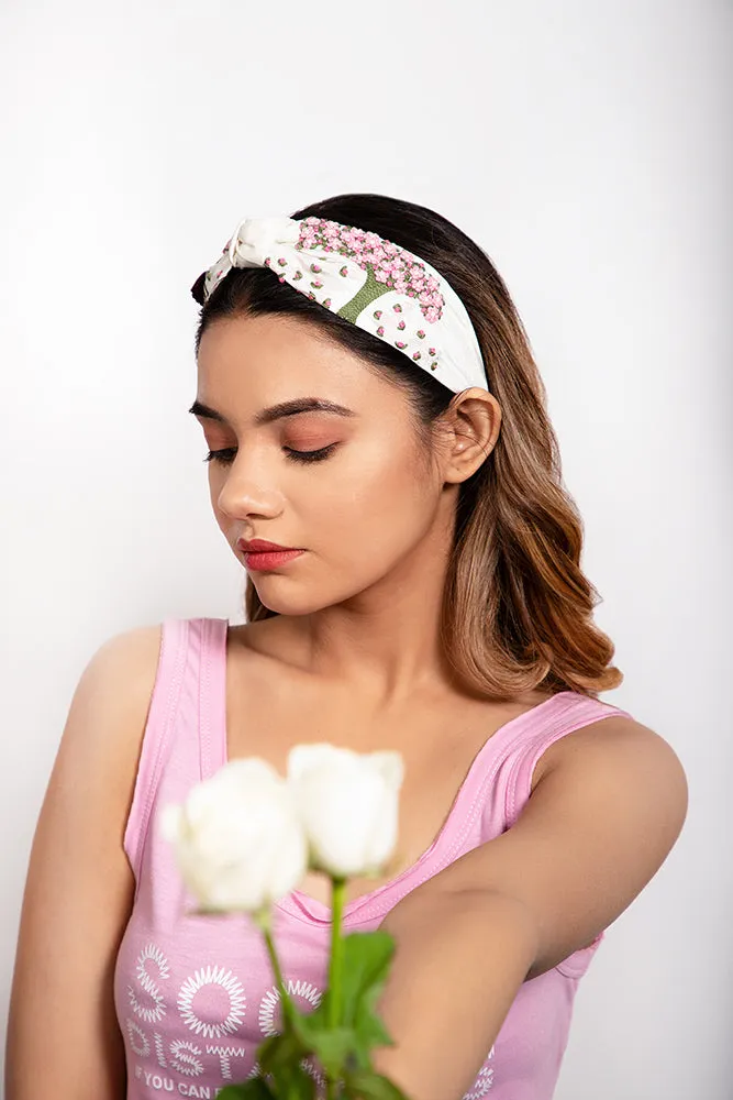 Foliage Grace Embroidered Hairband