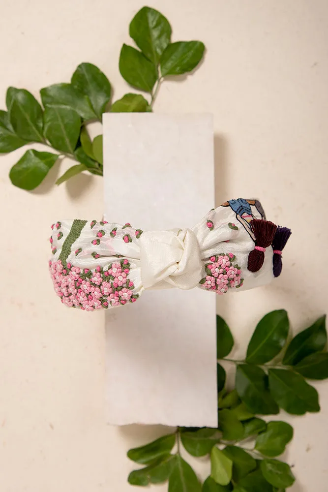 Foliage Grace Embroidered Hairband