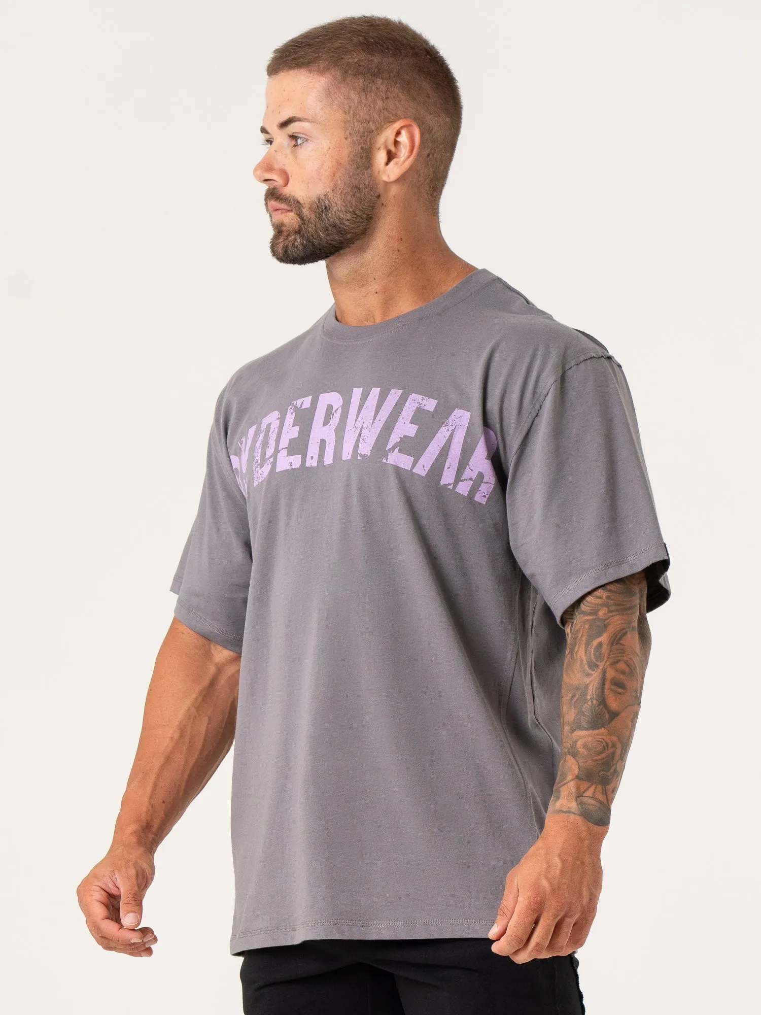 Force Oversized T-Shirt - Charcoal