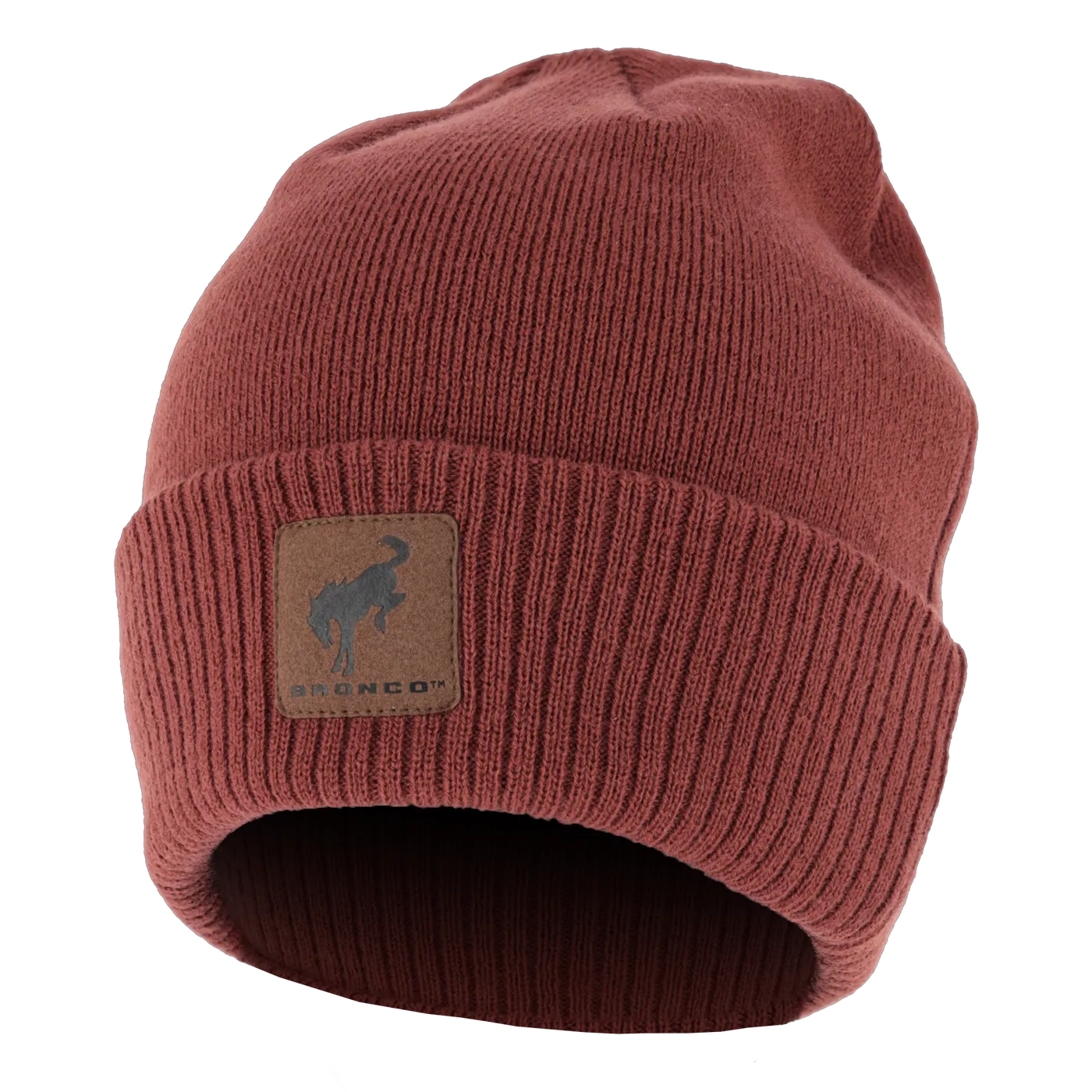 Ford Bronco Leather Patch Knit Hat