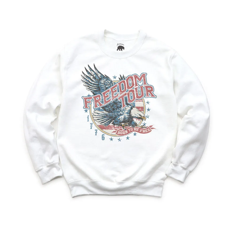 Freedom Tour Retro Adult Sweatshirts