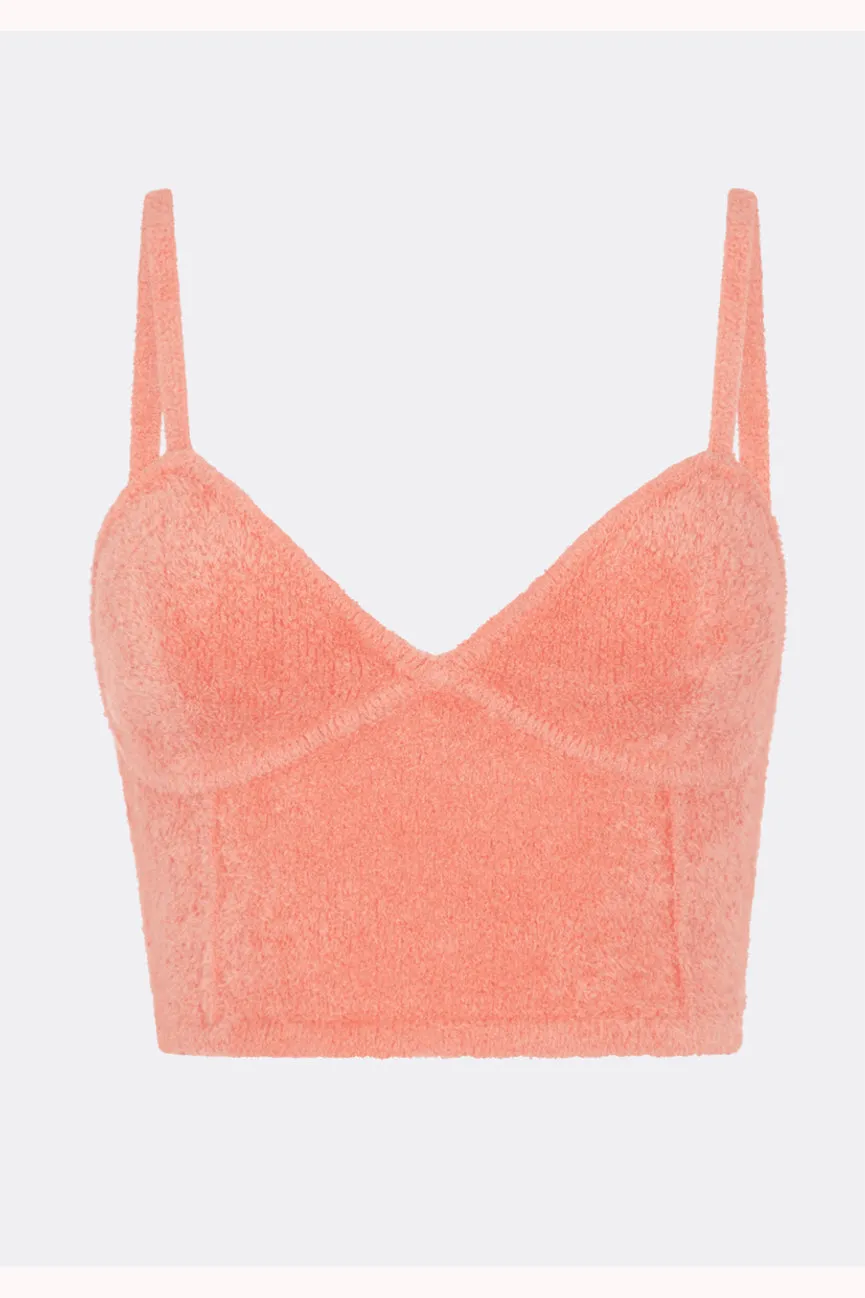 Fuzz Papaya Bralet