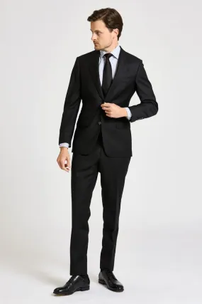 Greyson Suit - Black Wool 004