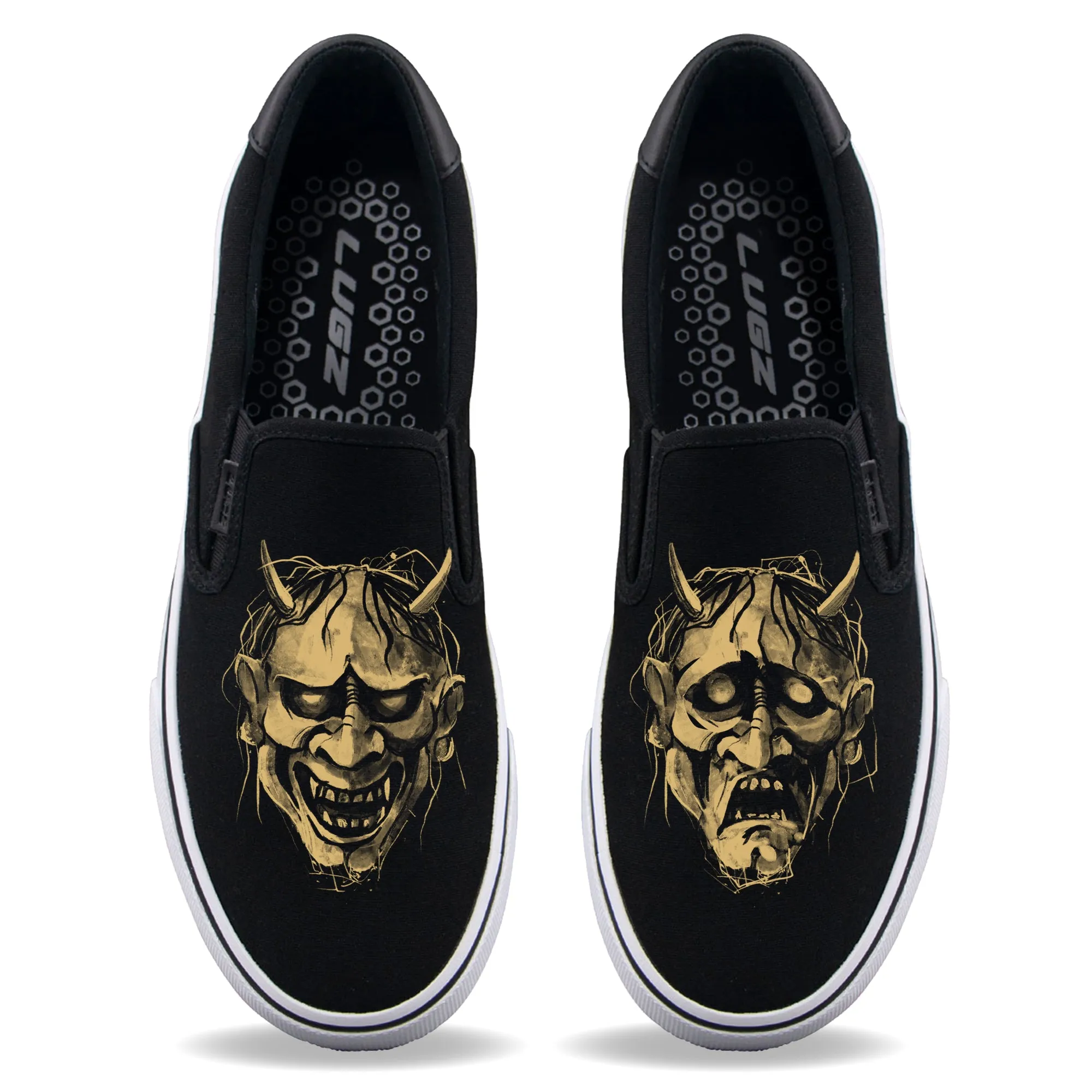 Hannya Masks Unisex Slip-Ons