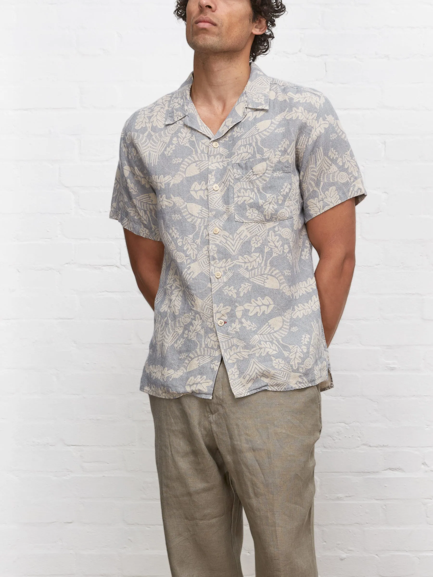 Havana Short Sleeve Shirt Lomas Blue