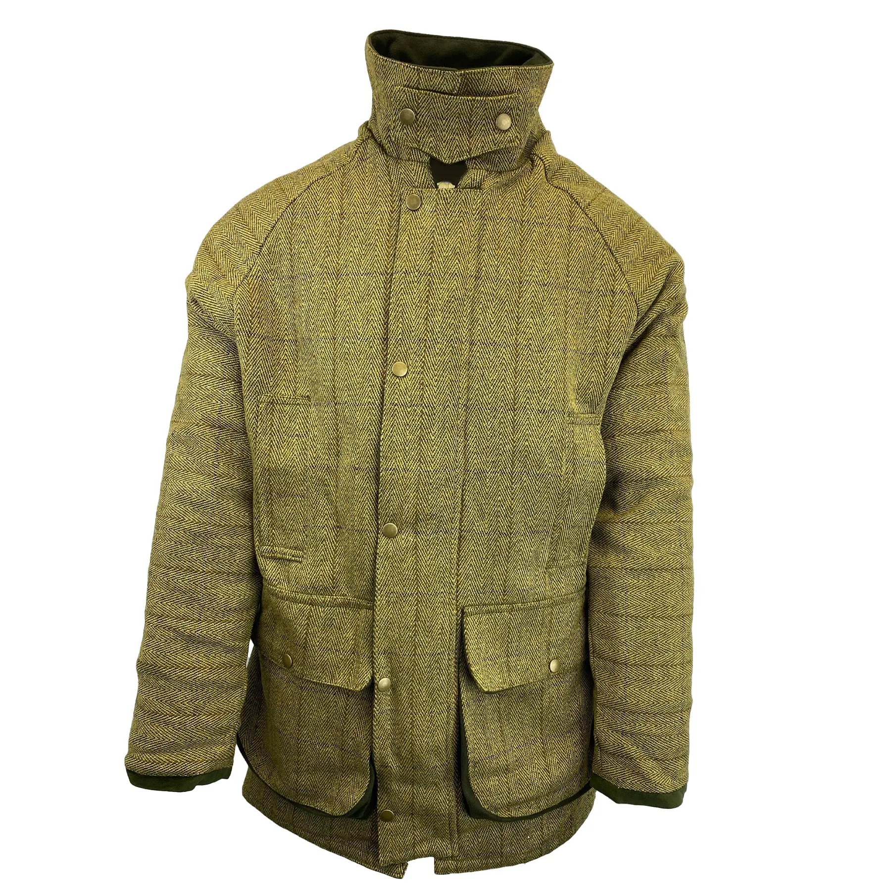 Hazy Blue Mens Derby Tweed Waterproof Jacket