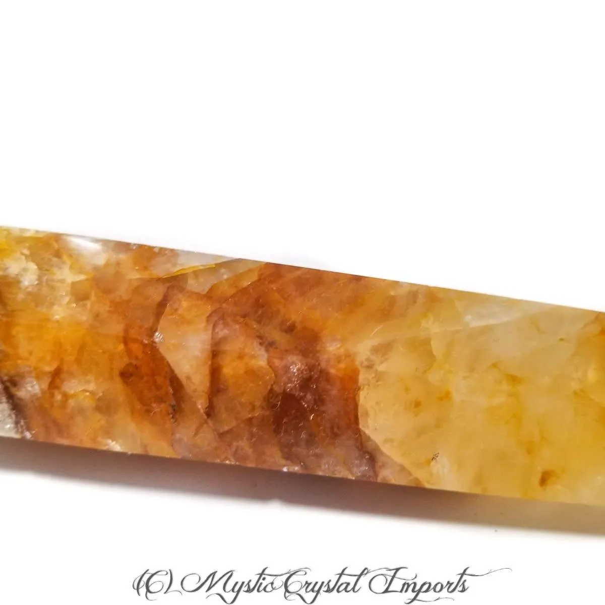 Hematoid Quartz Crystal - Golden Healer Point - 6