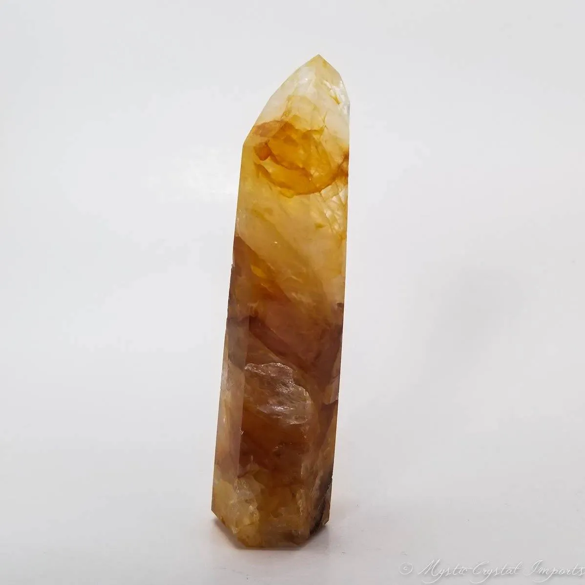 Hematoid Quartz Crystal - Golden Healer Point - 6