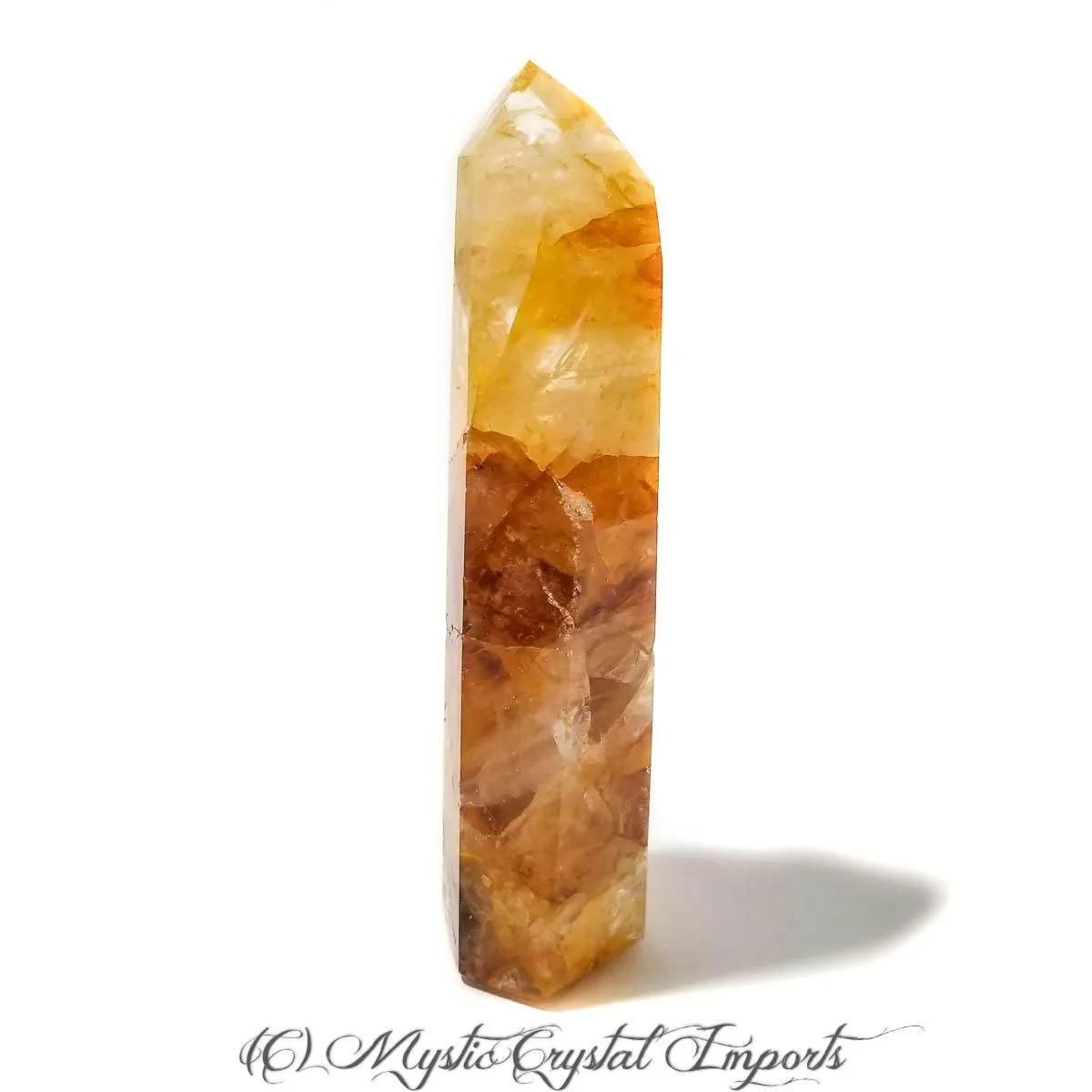 Hematoid Quartz Crystal - Golden Healer Point - 6