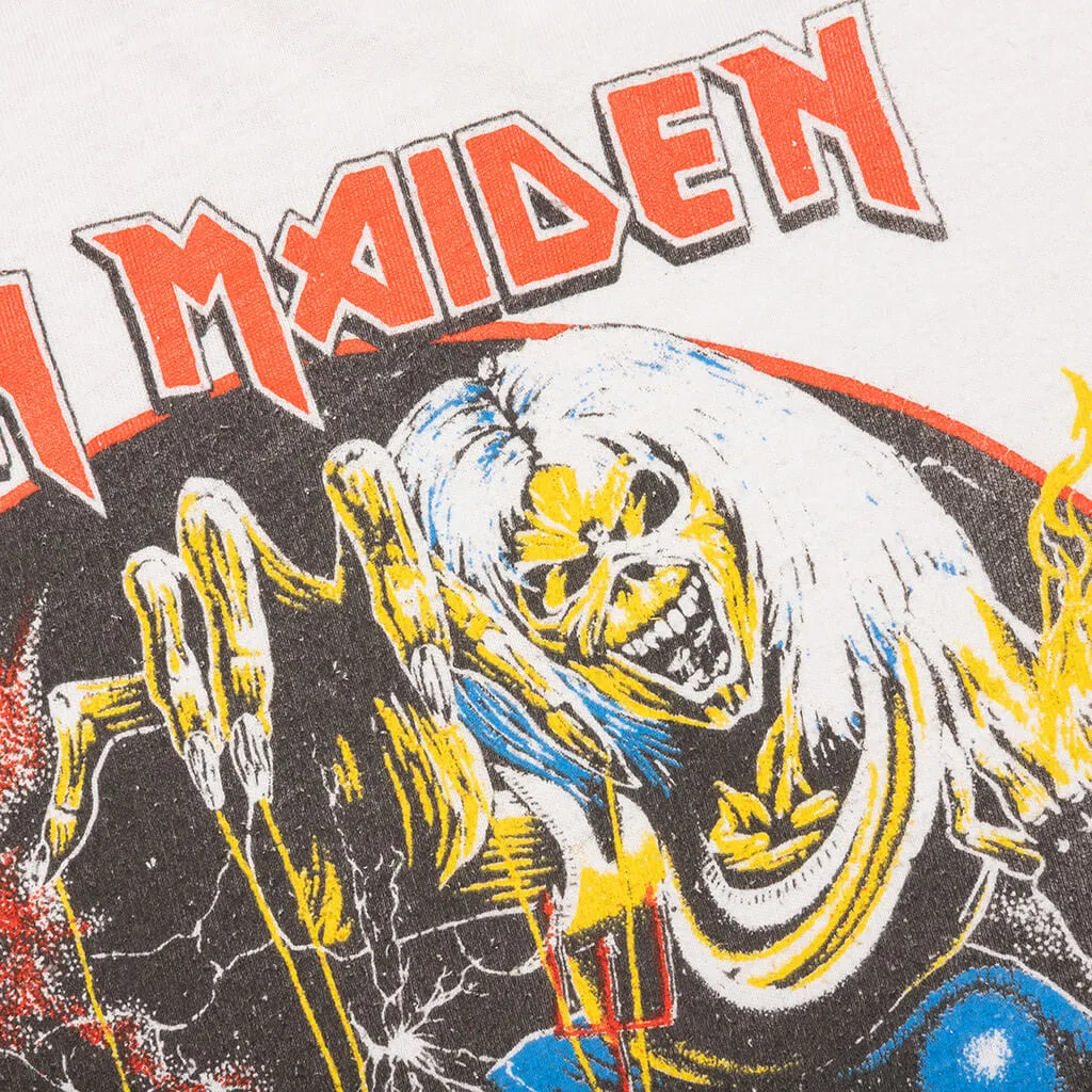 Iron Maiden Tee - Vintage White/Black