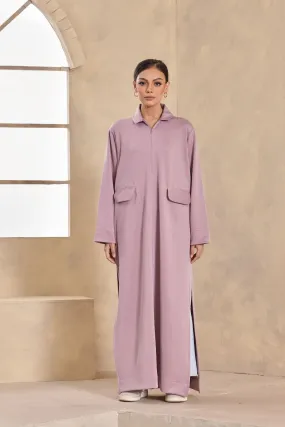 Jenna Shirt Dress in Lilac