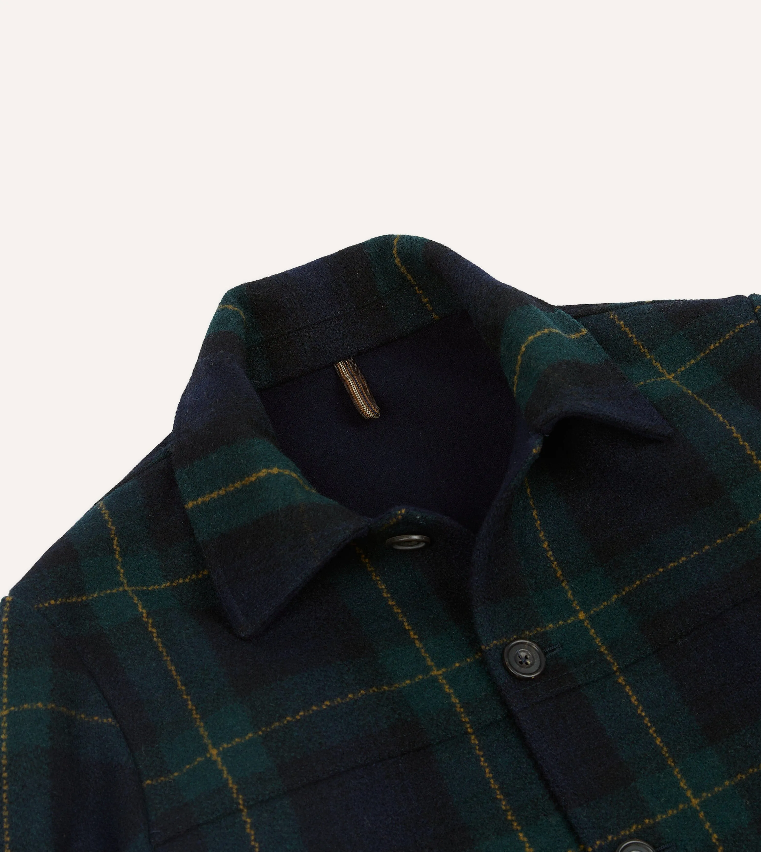 Johnston Check Melton Wool Donkey Chore Jacket