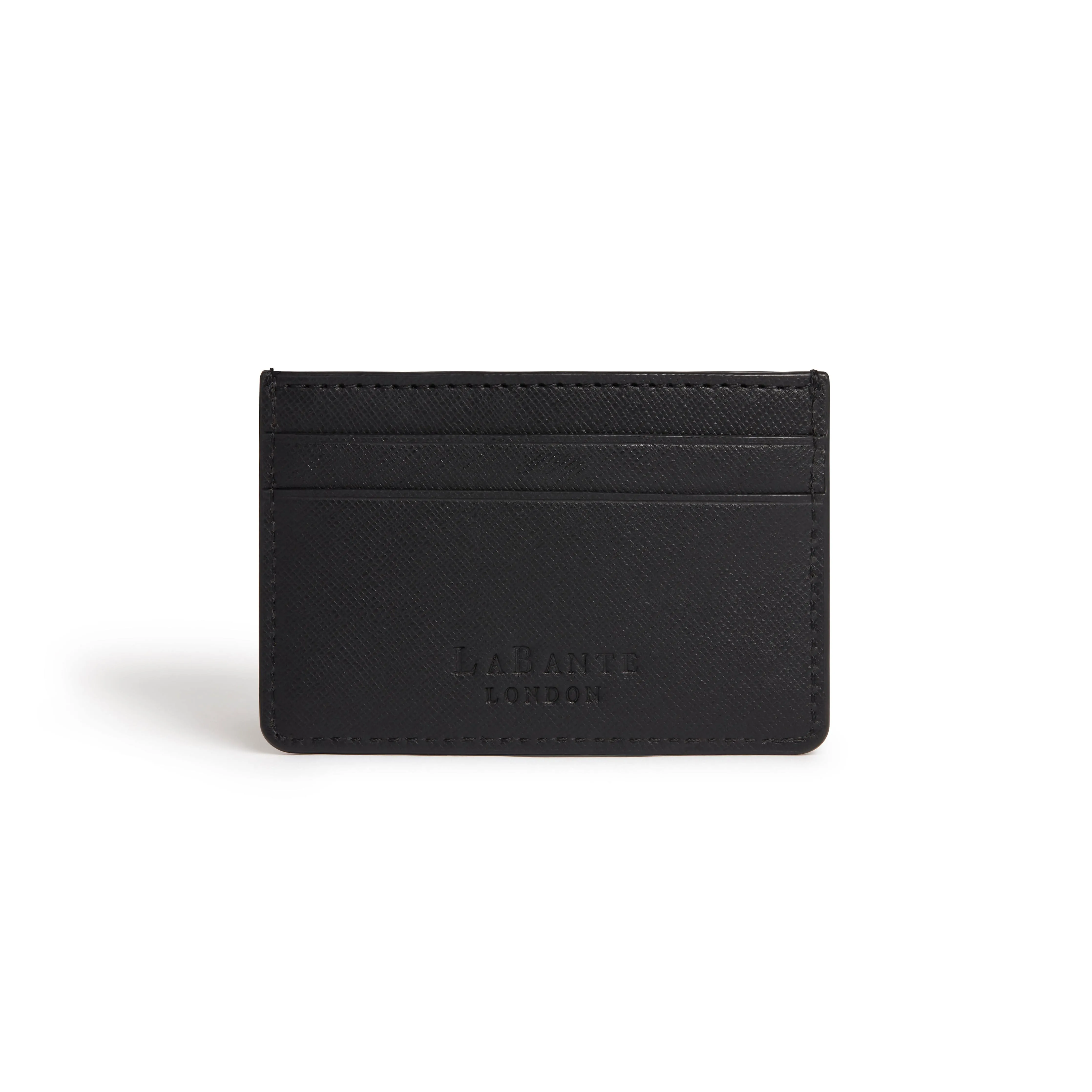 Juniper Vegan Leather Card Holder & Key Chain Gift Box | Black