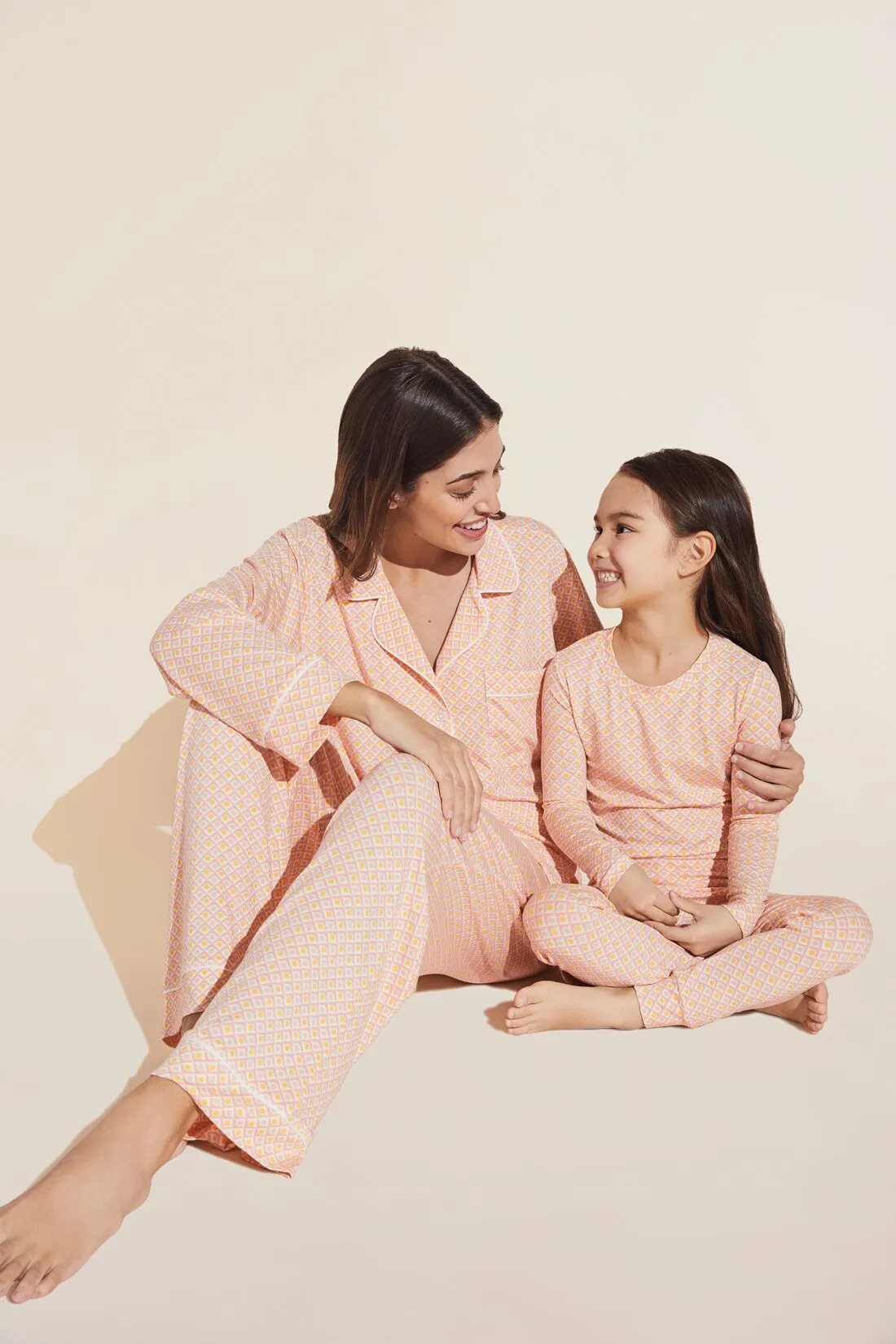 Kids Printed TENCEL™ Modal Unisex Long PJ Set