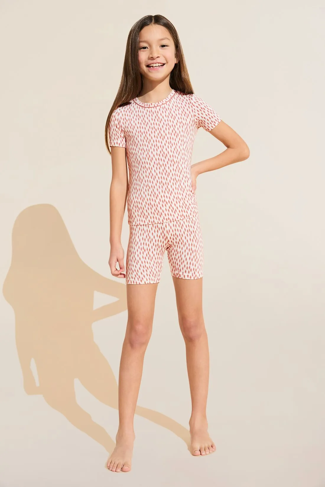 Kids Printed TENCEL™ Modal Unisex Short PJ Set