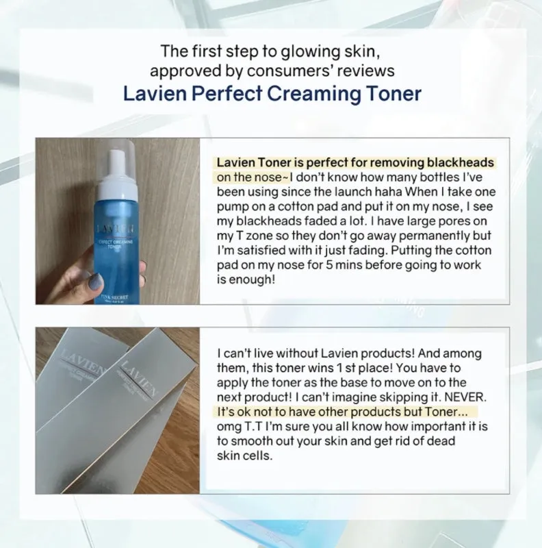 LAVIEN Centella Creaming Toner 150ml Anti Aging Wrinkles Skincare Moisture Brightening