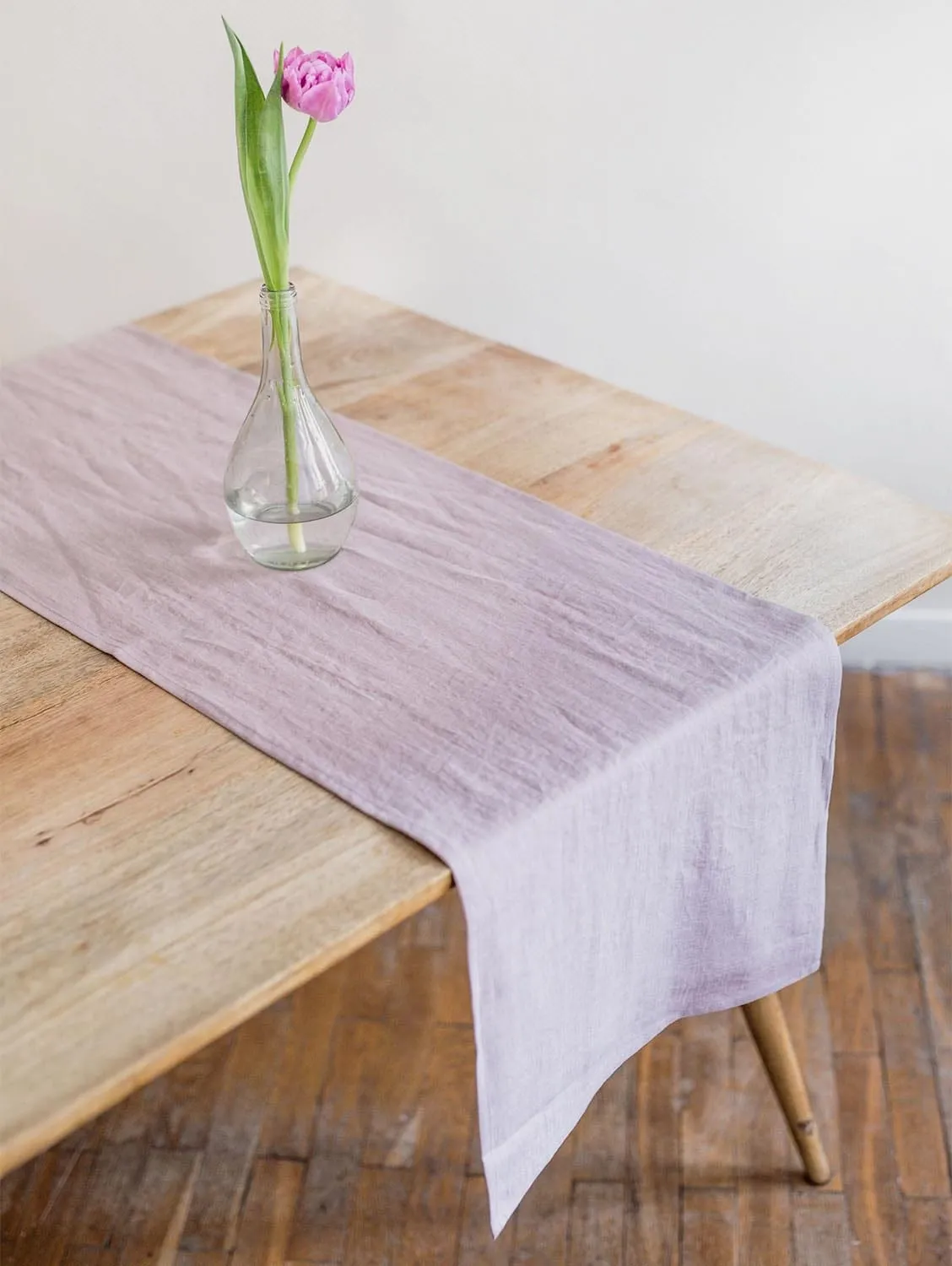 Linen Table Runner | Dusty Rose