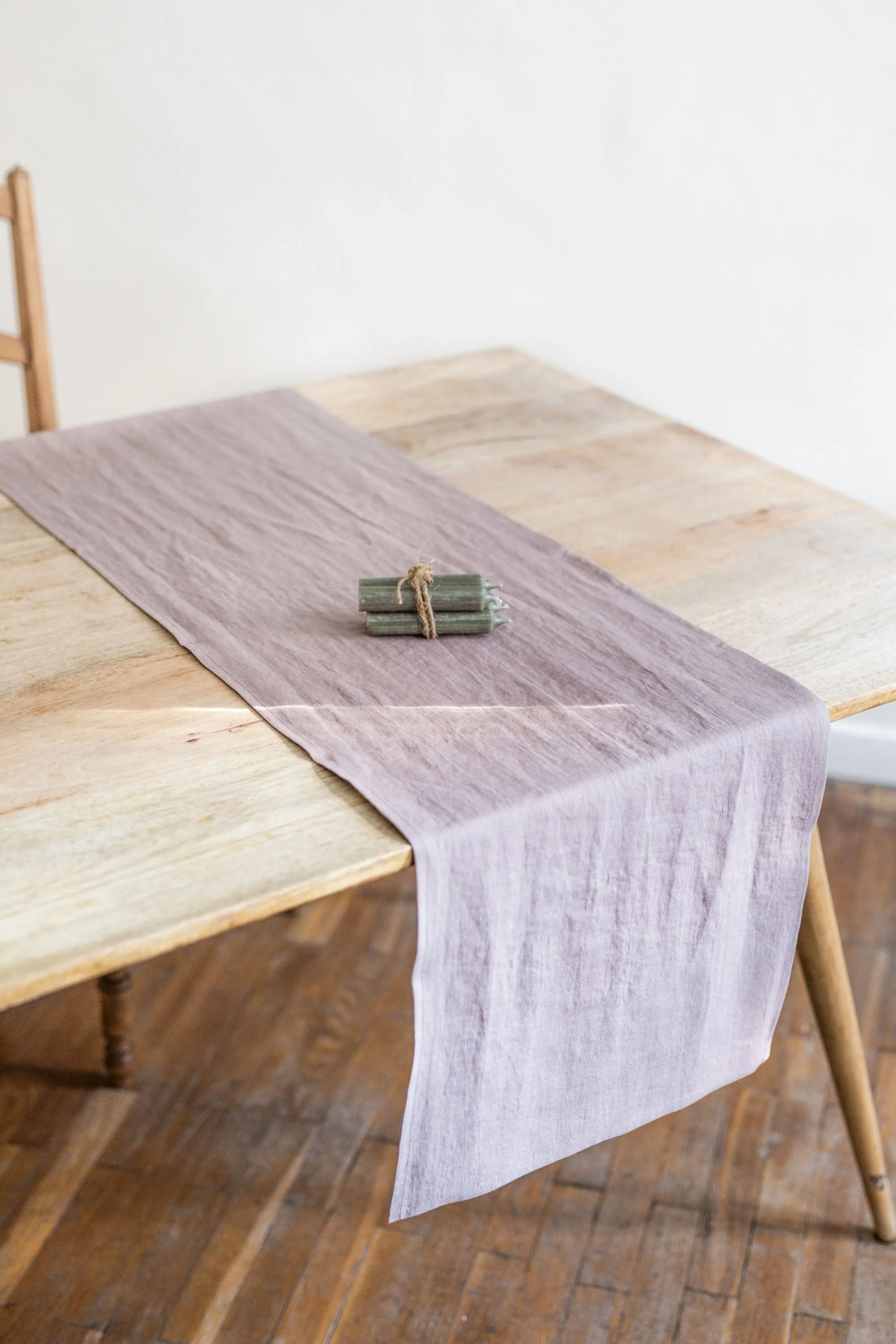 Linen Table Runner | Dusty Rose