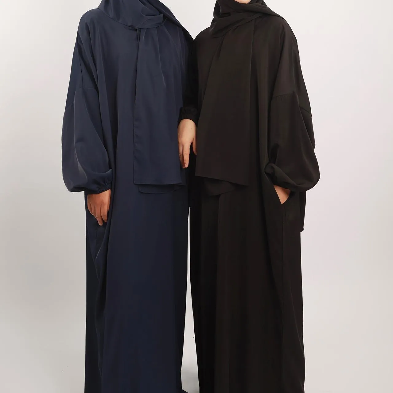 MA001 Hijab Attached Hoodie Abaya