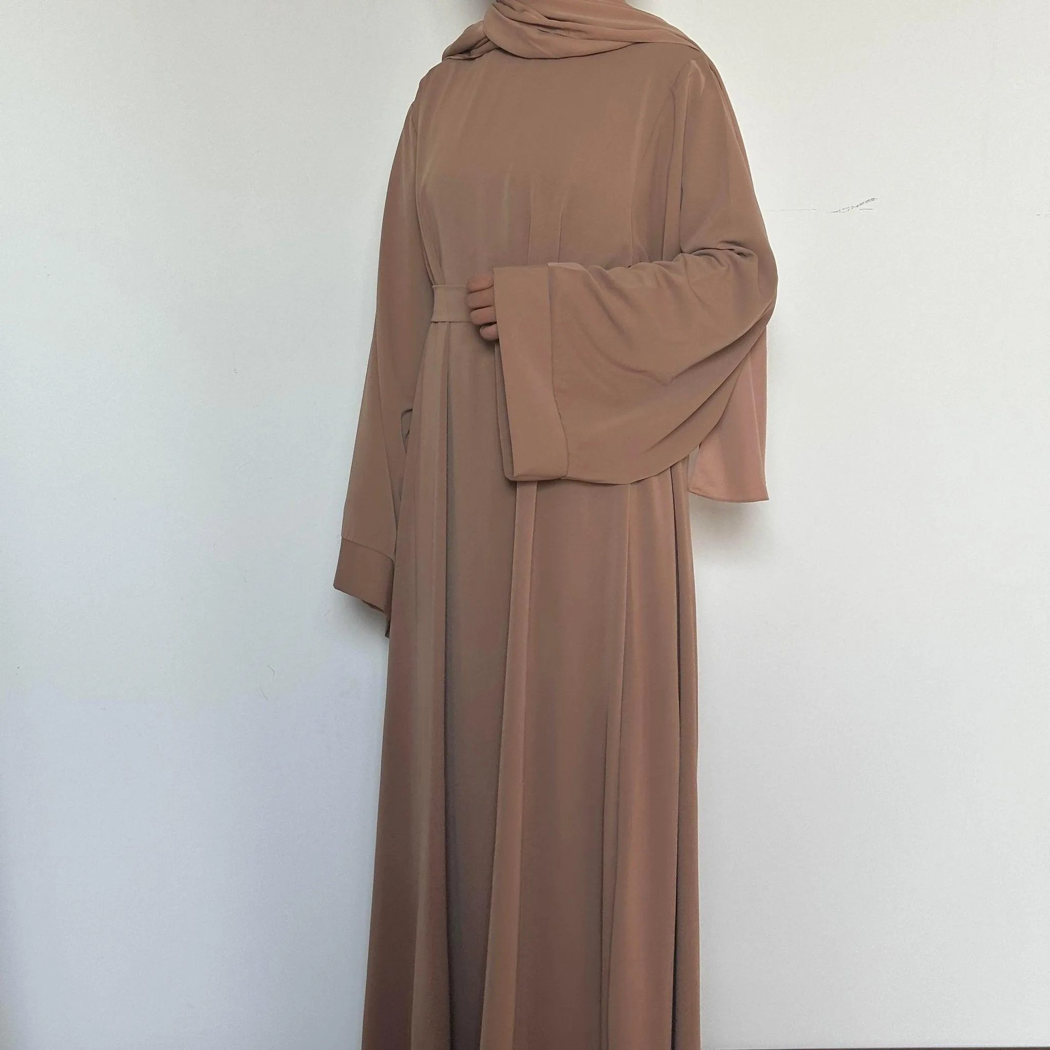 MA005 Essential Soft Nidha Plain Abaya