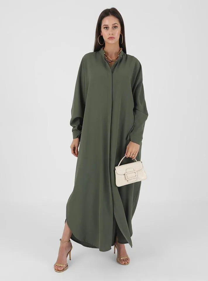 MA067 Loose Casual Batwing Sleeve Abaya