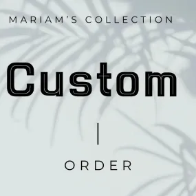 Mariam's Colection Custom Clothing