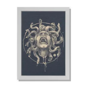 Medusa's Pain Framed Print Artwork