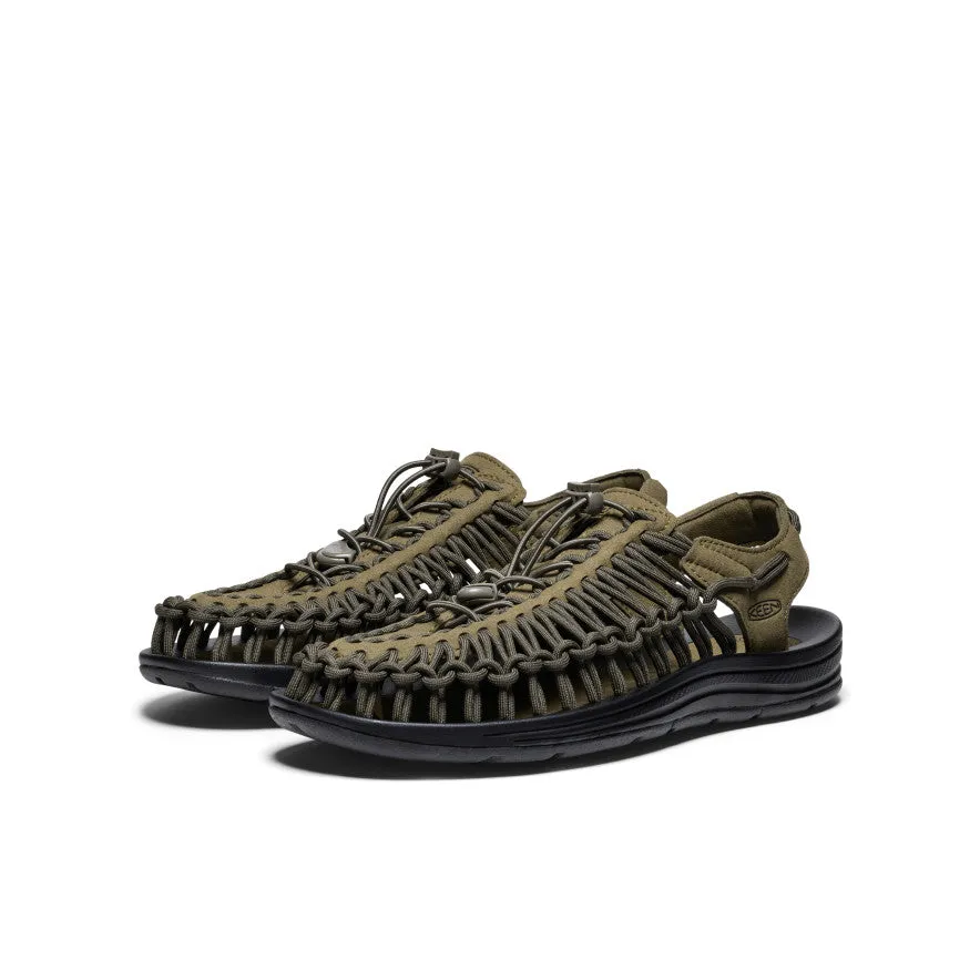 Men's UNEEK Sneaker  |  Dark Olive/Black