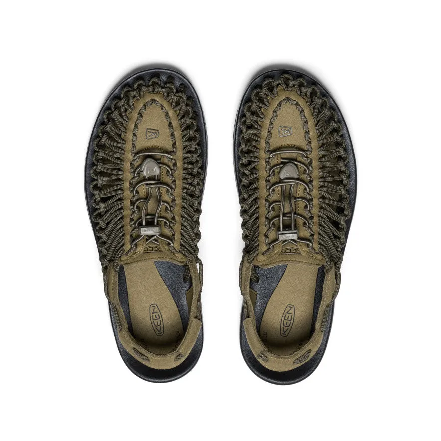 Men's UNEEK Sneaker  |  Dark Olive/Black