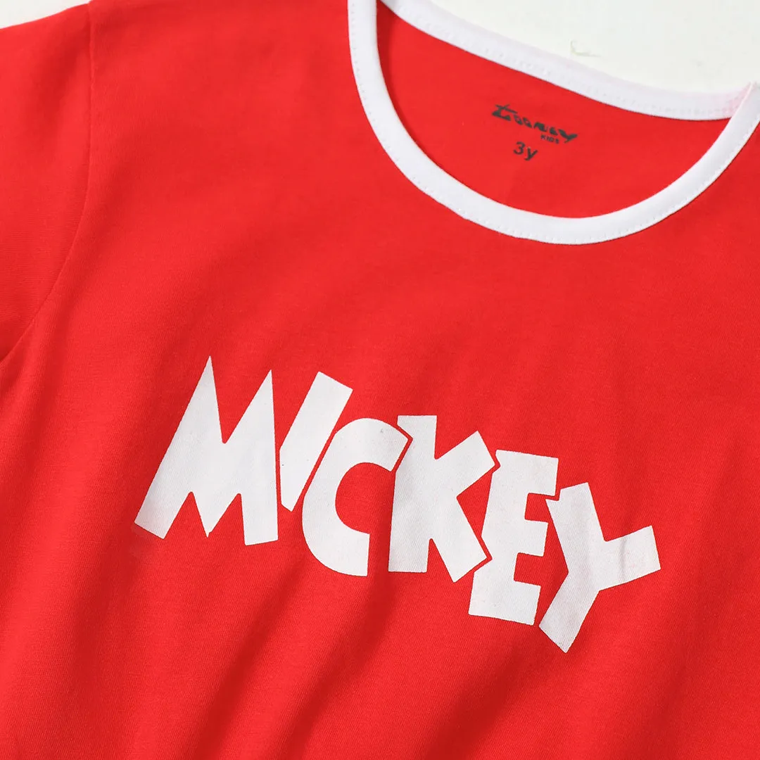 Mickey Girls Drawstring Tee