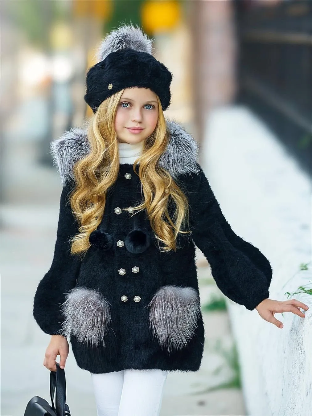 Milana Noir Kids Beret