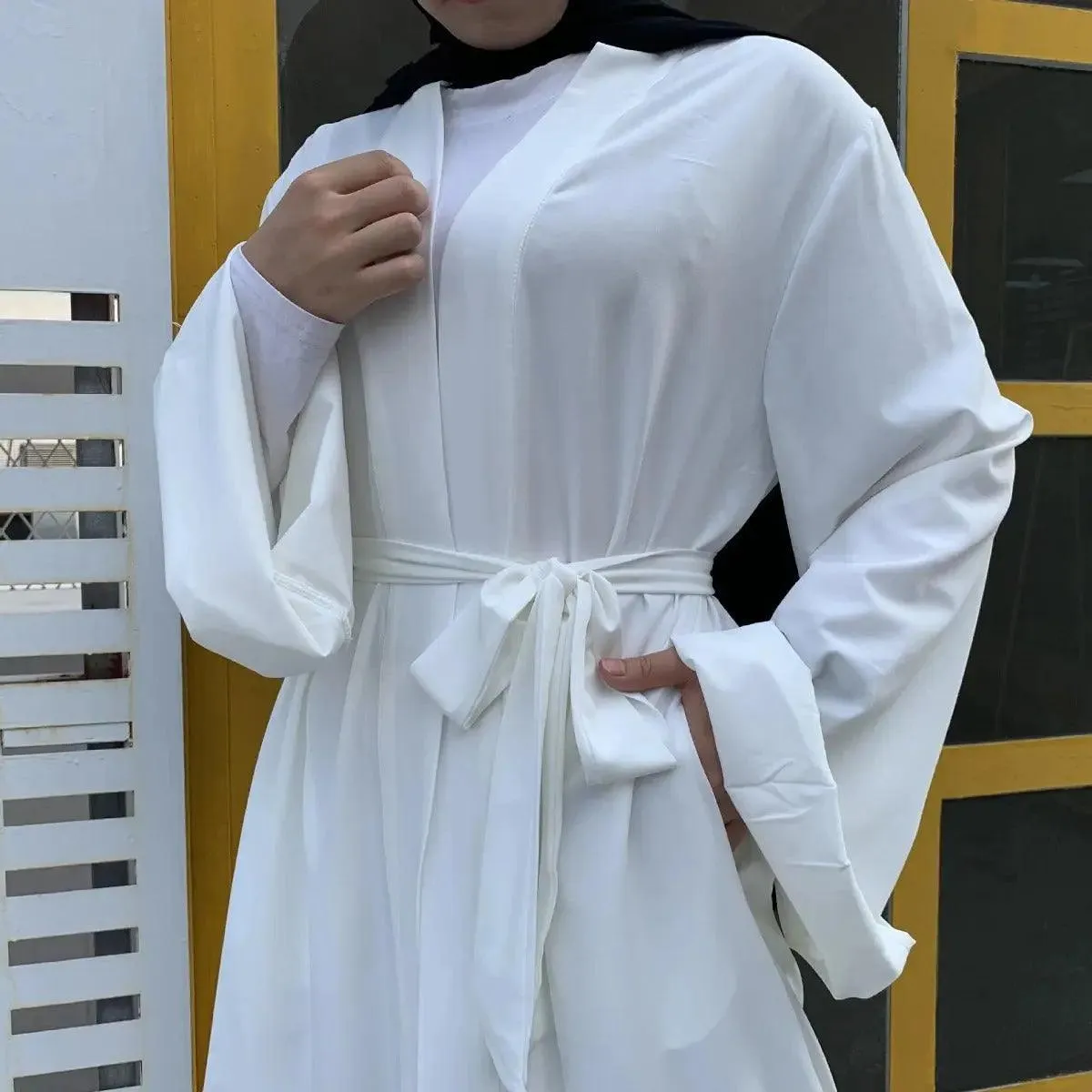 MOA005  Basic Plain Open Abaya