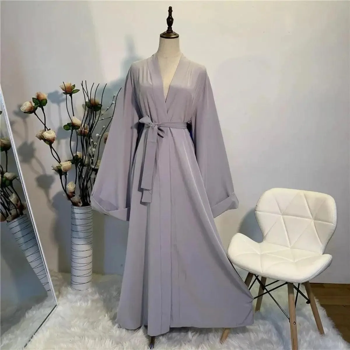 MOA005  Basic Plain Open Abaya