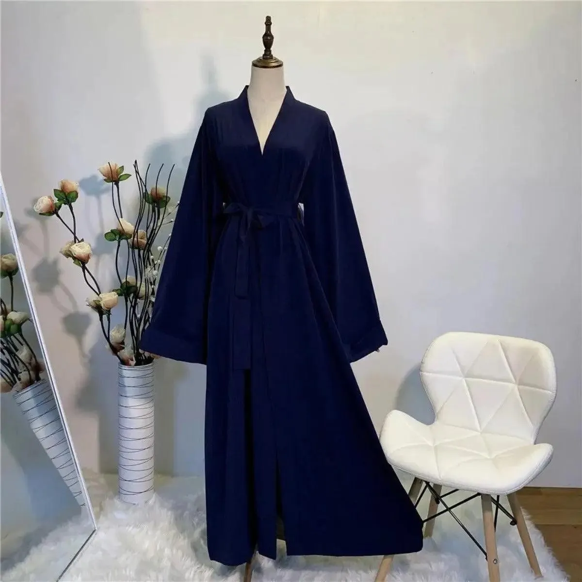 MOA005  Basic Plain Open Abaya