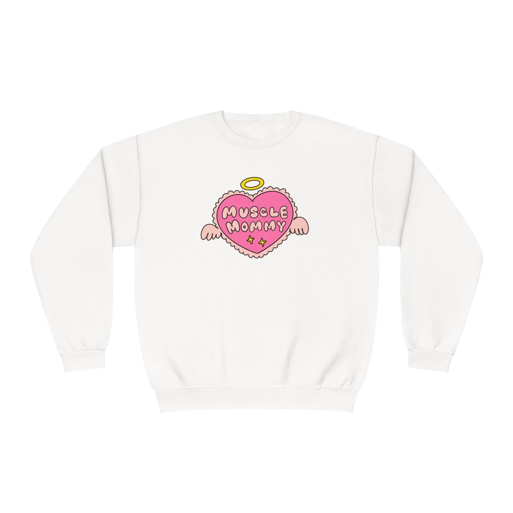 MUSCLE MOMMY (ANGEL)- CREWNECK