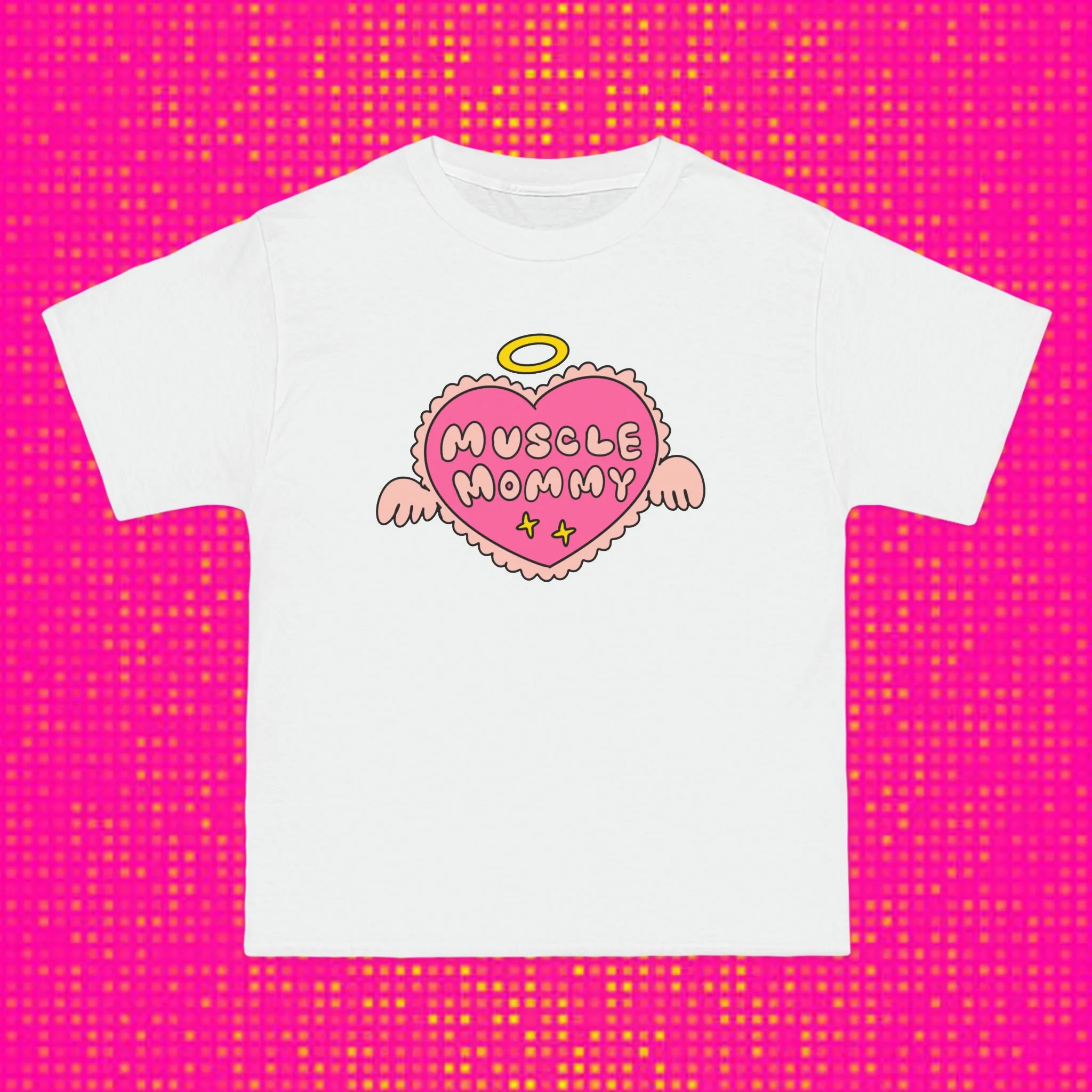 MUSCLE MOMMY (ANGEL)- TEE