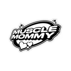 MUSCLE MOMMY (B&W)- STICKER