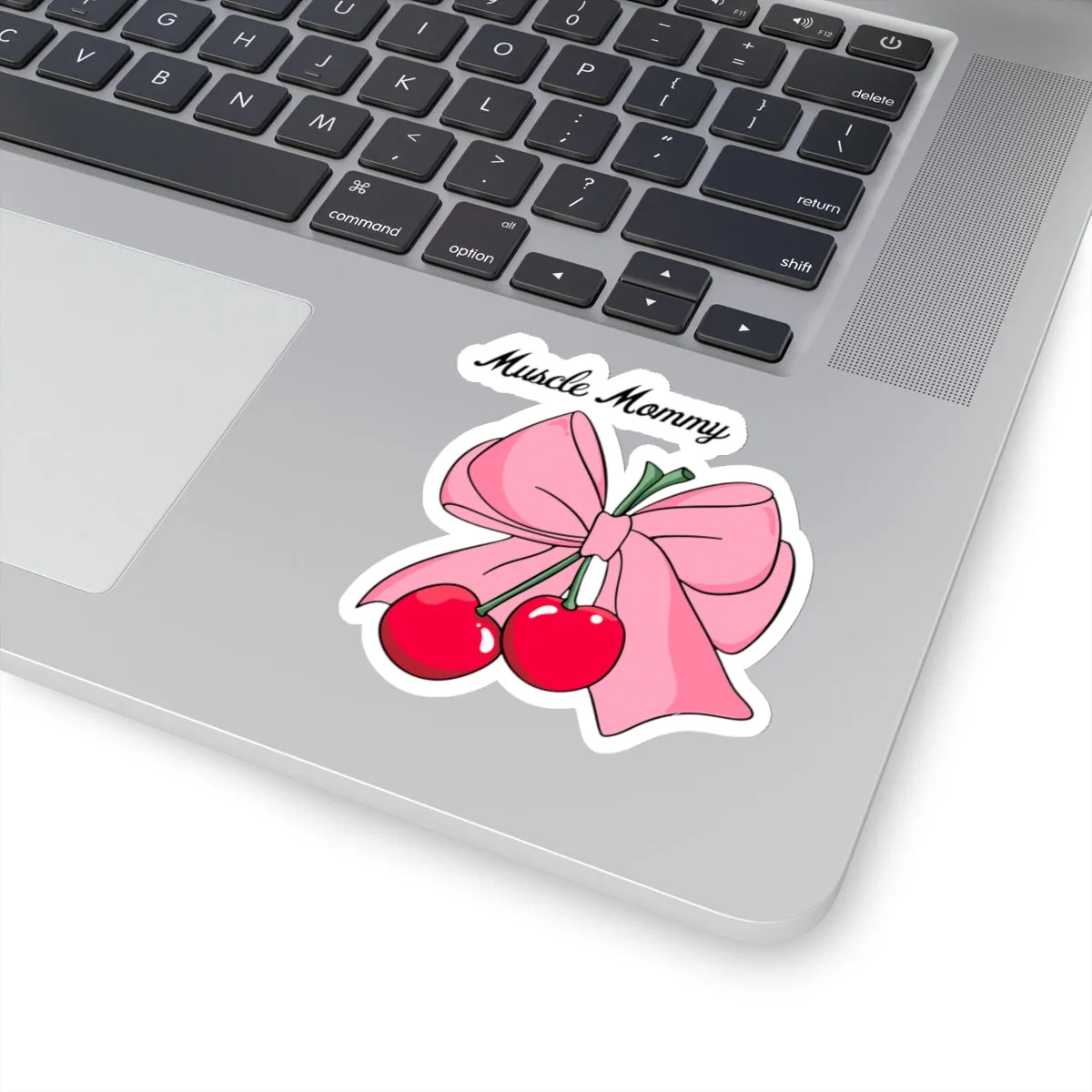 MUSCLE MOMMY BOW- STICKER