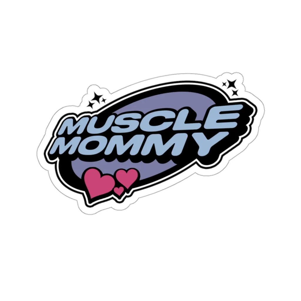 MUSCLE MOMMY (COLOR)- STICKER