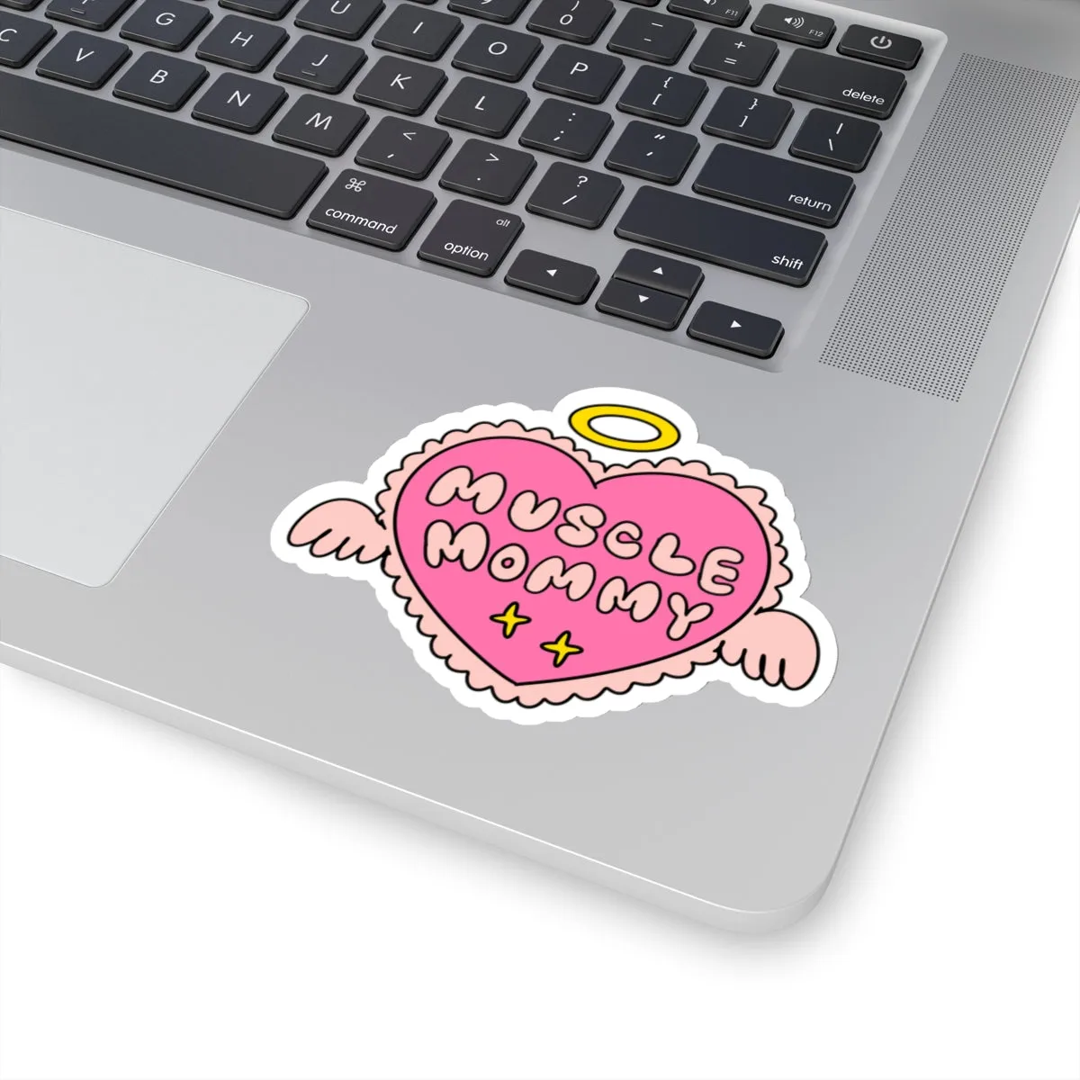 MUSCLE MOMMY HEART- STICKER