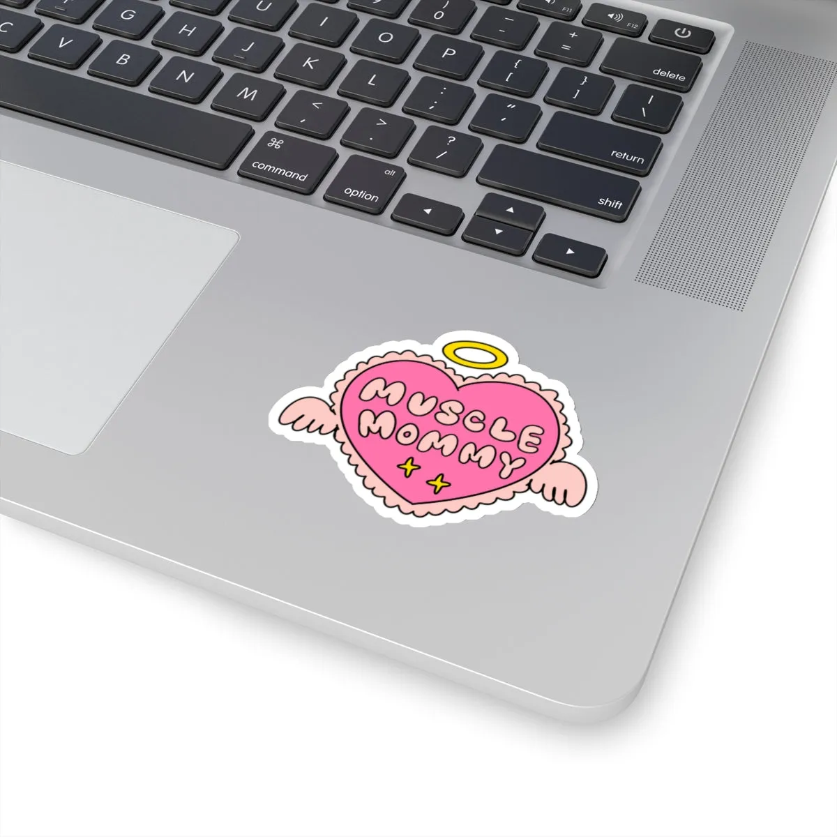 MUSCLE MOMMY HEART- STICKER