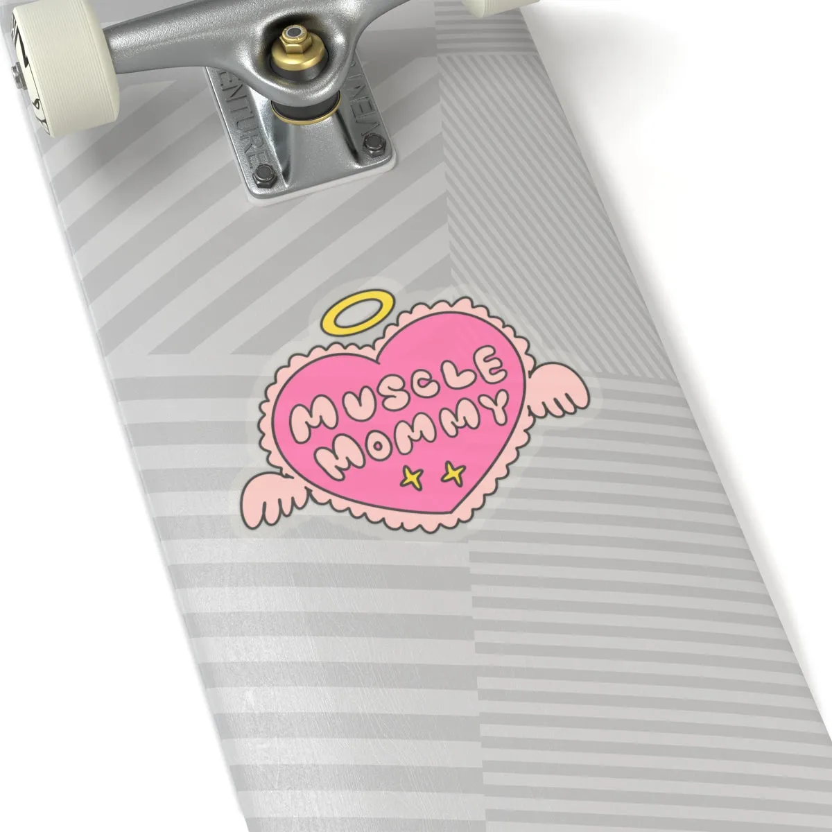 MUSCLE MOMMY HEART- STICKER