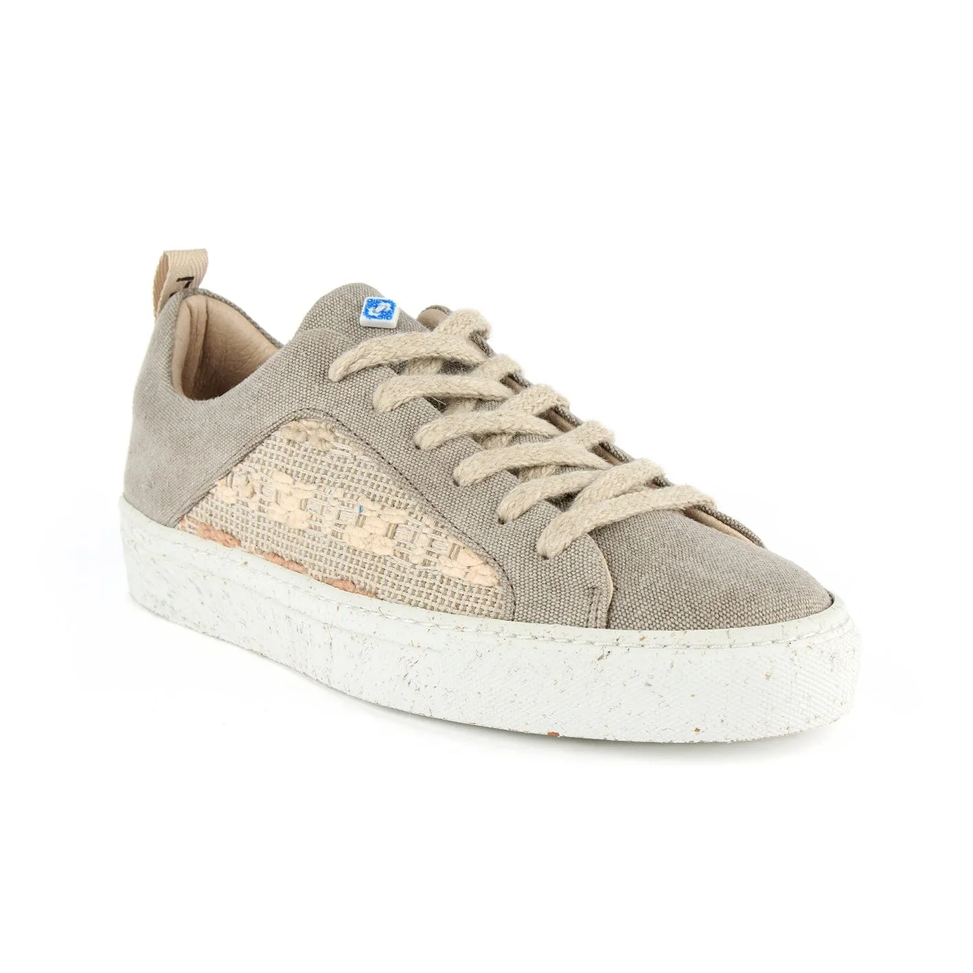 My Tennis Silk Recycled Cotton Sneakers | Beige