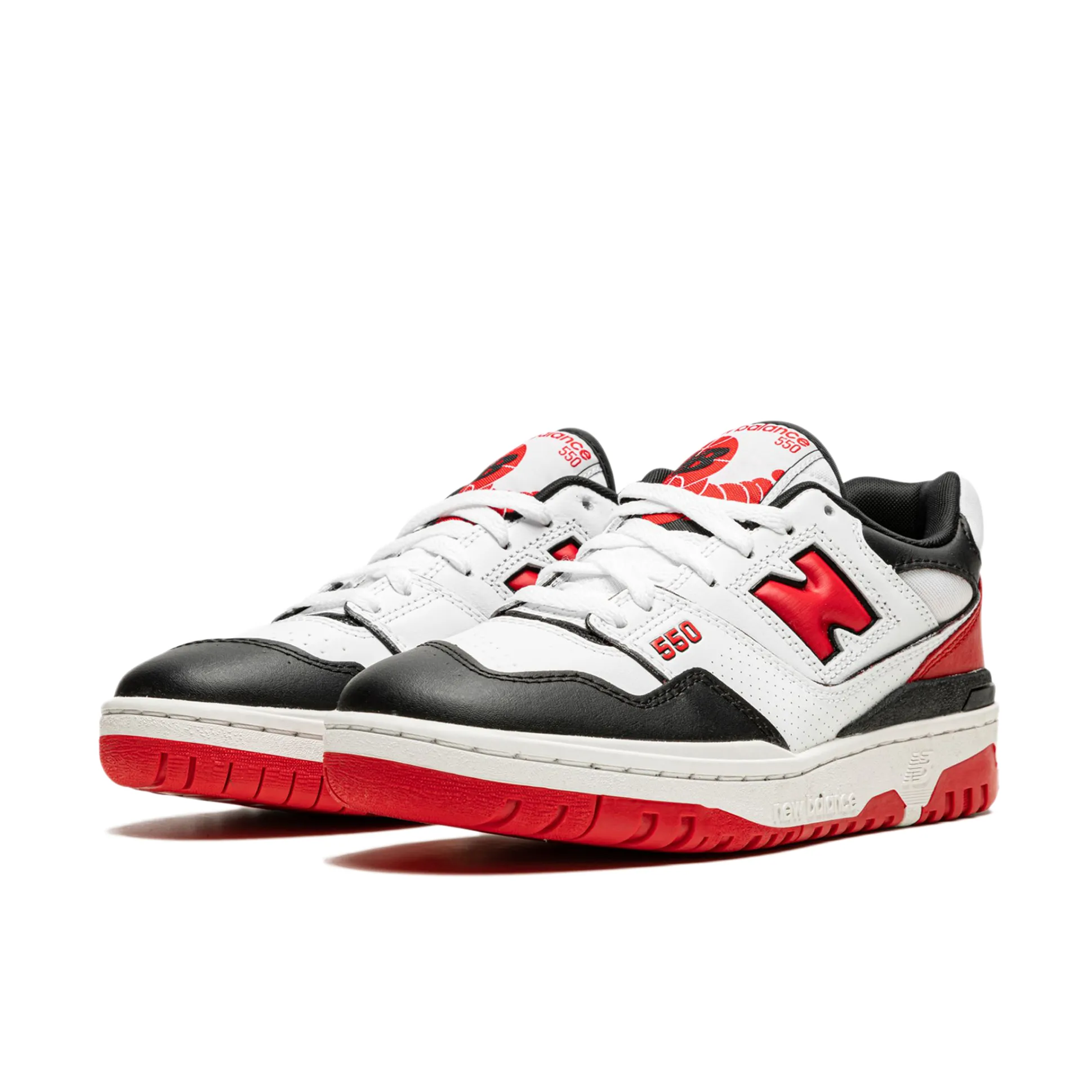 New Balance 550 White Red Black