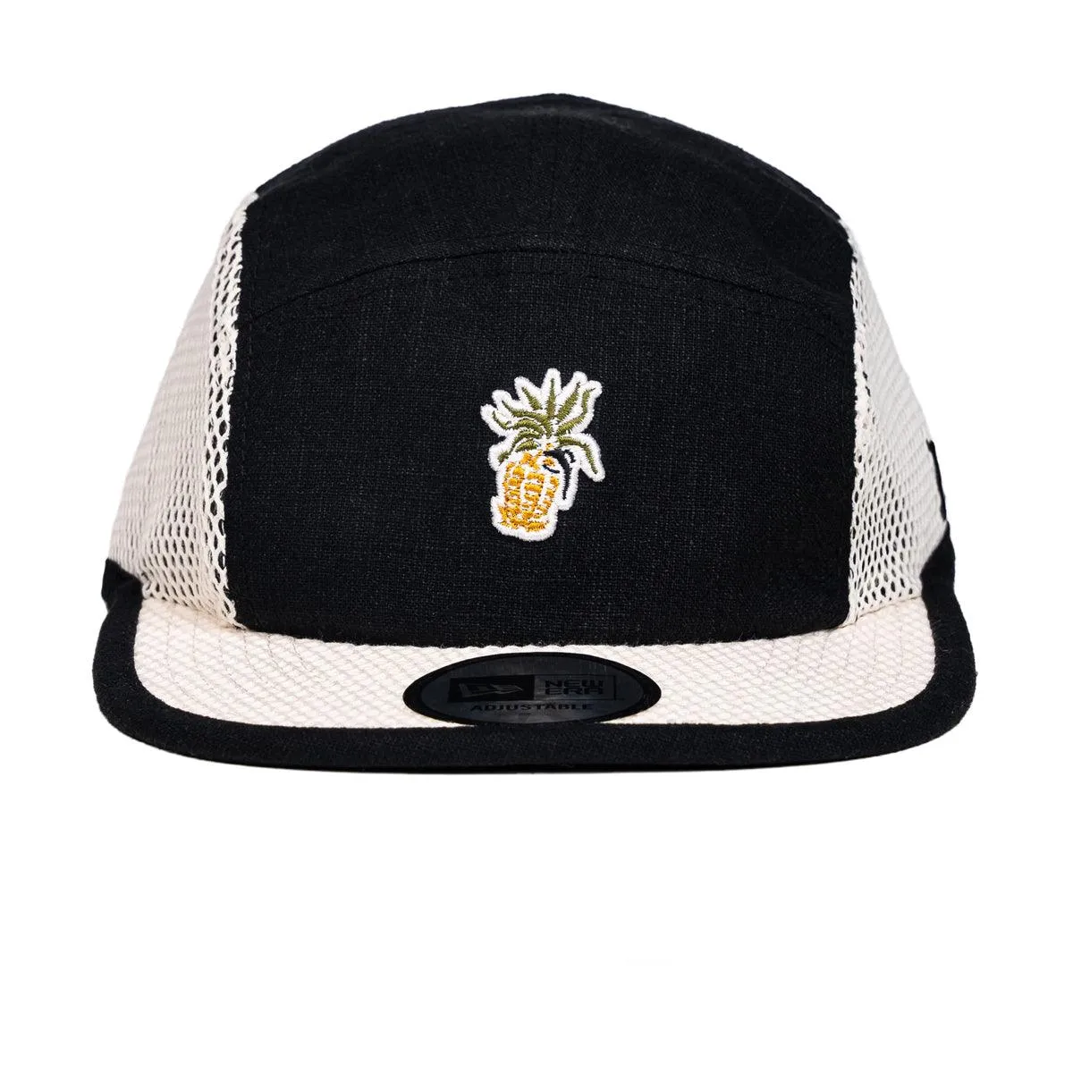   New Era 5 Panel Camper Cap 'Black White'