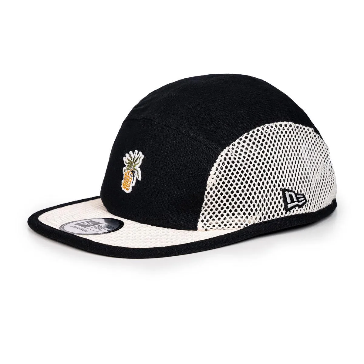   New Era 5 Panel Camper Cap 'Black White'