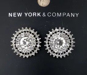 NY & Co. Crystal Post earrings #95564