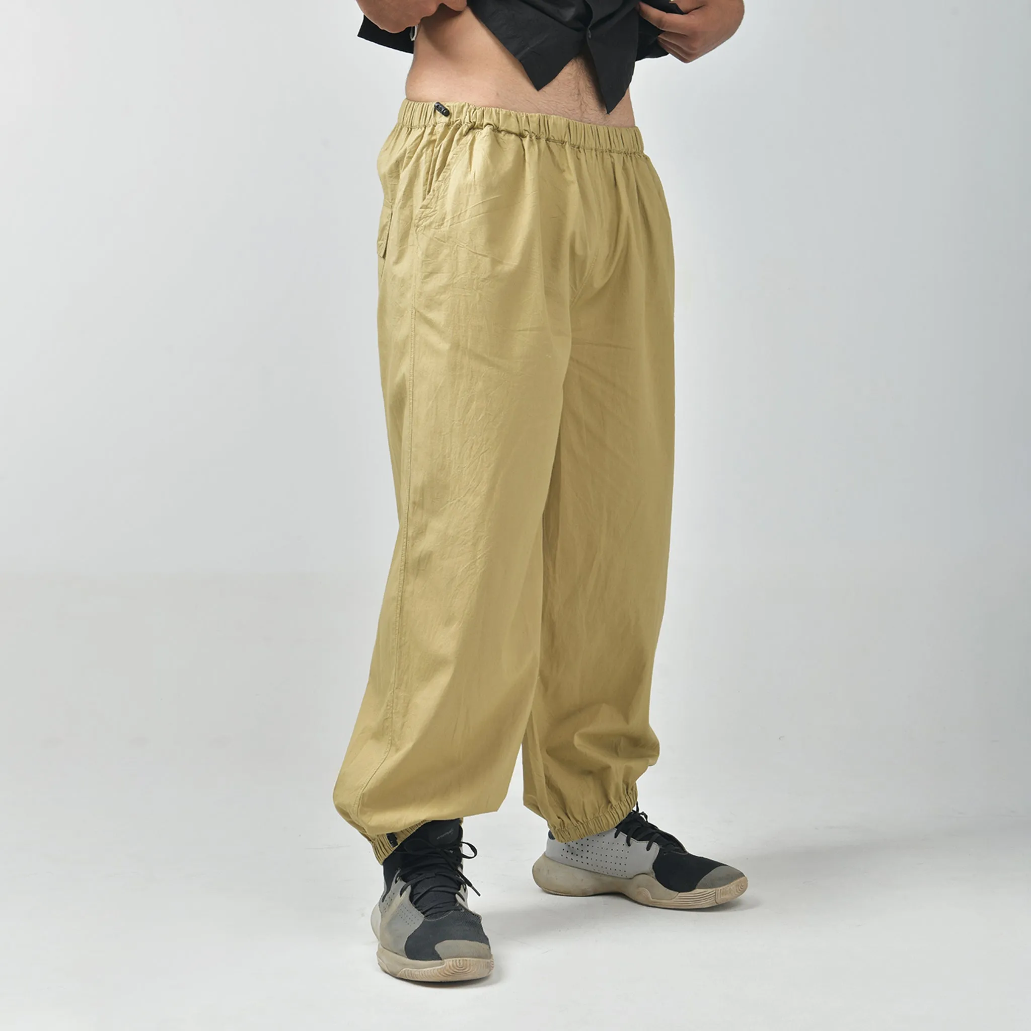 Oversized Parachute Pants for Men